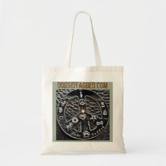 Dogs ID tagged small tote