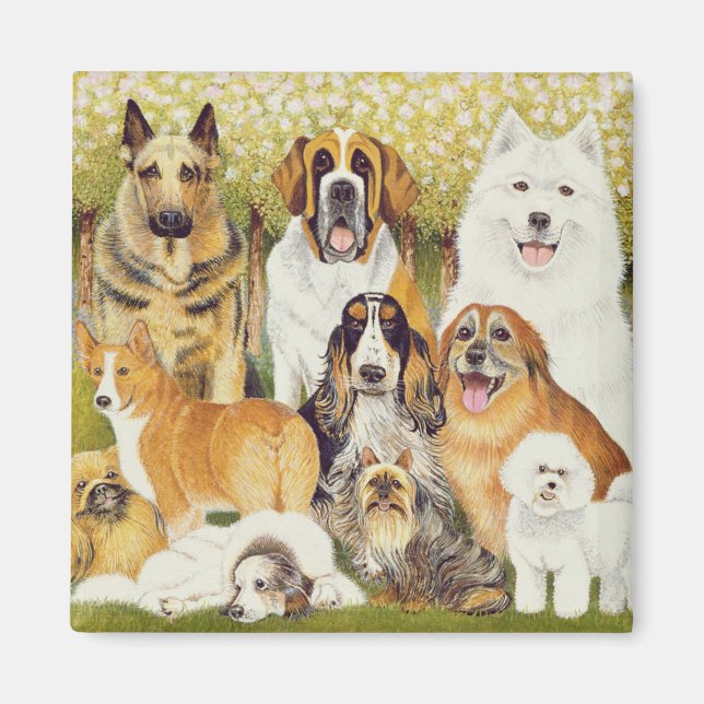 Dogs in May Magnet (Front)