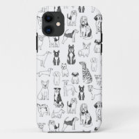 Dogs Iphone 11 case - dog phone case, dog design