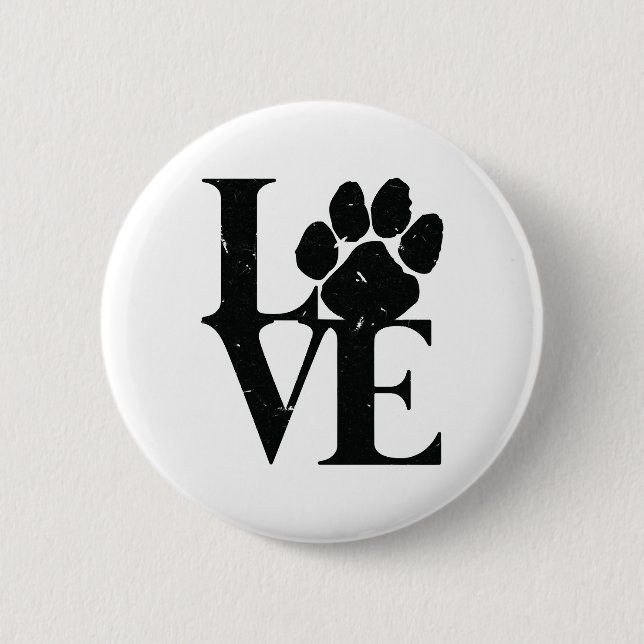 Dogs Love Dogs 2 Inch Round Button (Front)