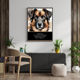Dogs Love Poster