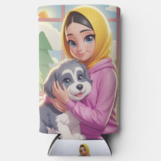 Dogs lovers seltzer can cooler