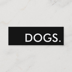 dogs. loyalty punch card