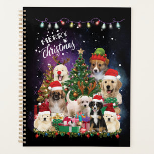 Dogs Merry Christmas Light Planner
