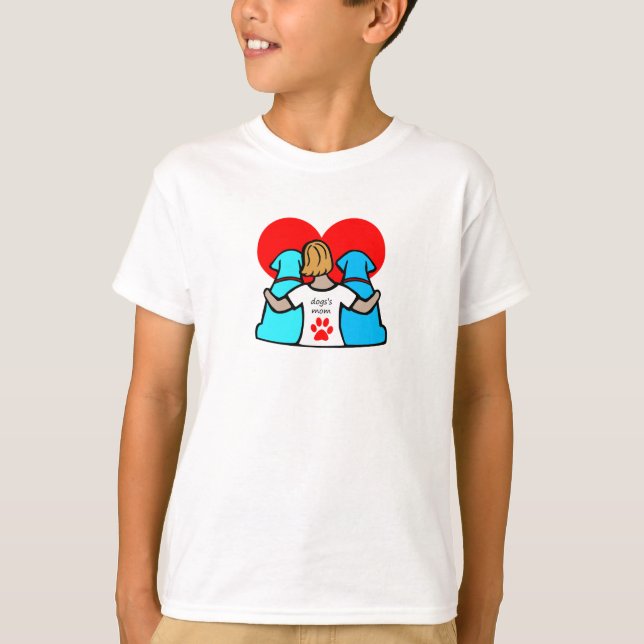 dog's mom T-Shirt (Front)