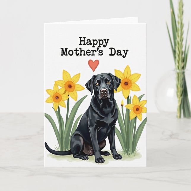 Dogs Mothers Day Card (Front)