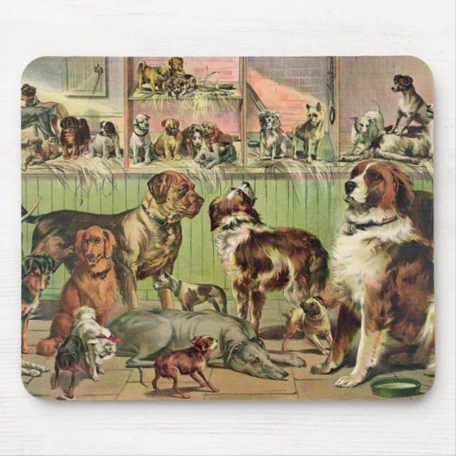 Dogs Mouse Pad (Front)