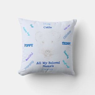 Dog's Name's Pillow