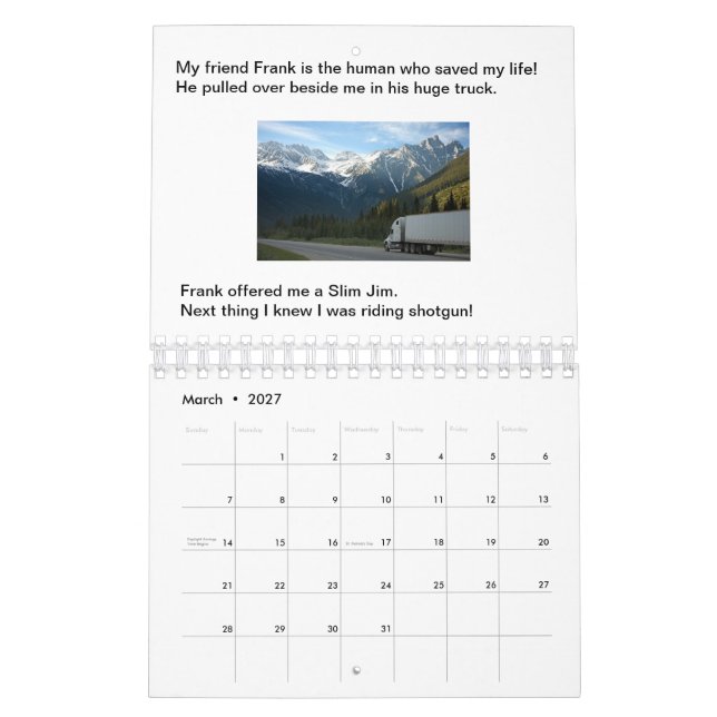 Dogs Never Give Up Storybook Calendar (Mar 2027)