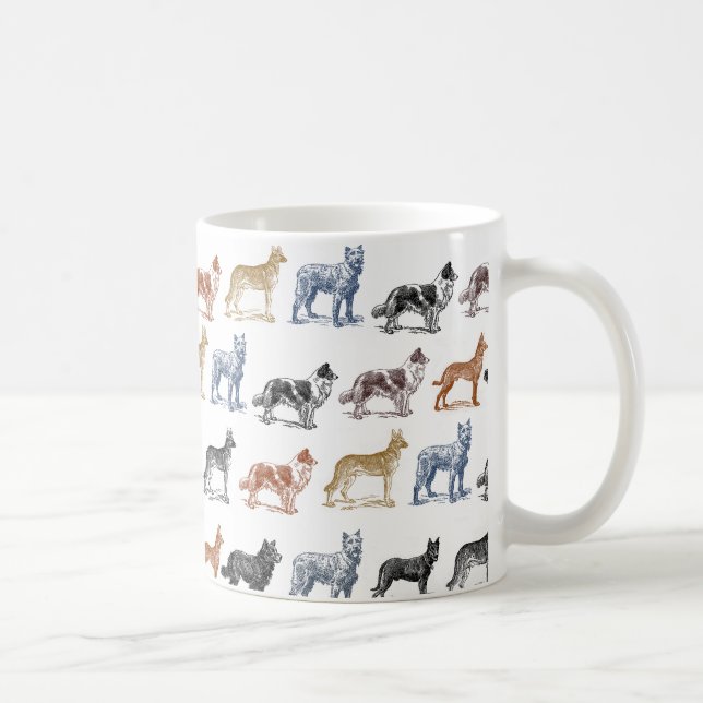 Dogs Of All Kinds Coffee Mug (Right)
