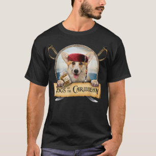 Dogs of the CaribbeanCute Corgi Dog for Christmas  T-Shirt