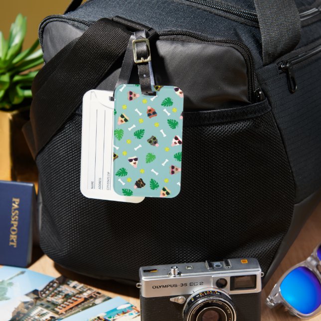 Dogs on Vacation Luggage Tag (Front & Back)