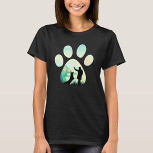 Dogs Paw Hiking With Dogs Hiker T-Shirt