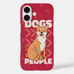 Dogs > People - Shiba Inu Dog Lover iPhone 16 Case