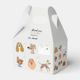 Dogs Pets Kids Birthday Party Favor Box