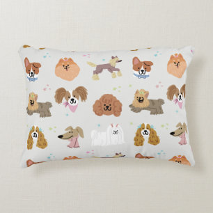 Dogs Pets Kids Room Nursery Decor Accent Pillow