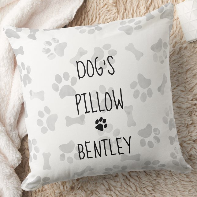 Dog's Pillow Dog Room Decor Paw Personalized Dog (Creator Uploaded)