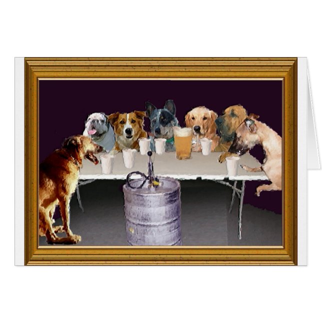 Dogs Playing   (Front Horizontal)