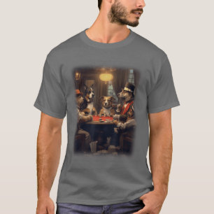 Dogs Playing Poker A Friend in Need Funny Dog Love T-Shirt