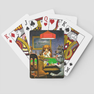 Dogs Playing Poker, Cards
