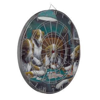 Dogs Playing Poker Cassius Marcellus Coolidge 1894 Dartboard
