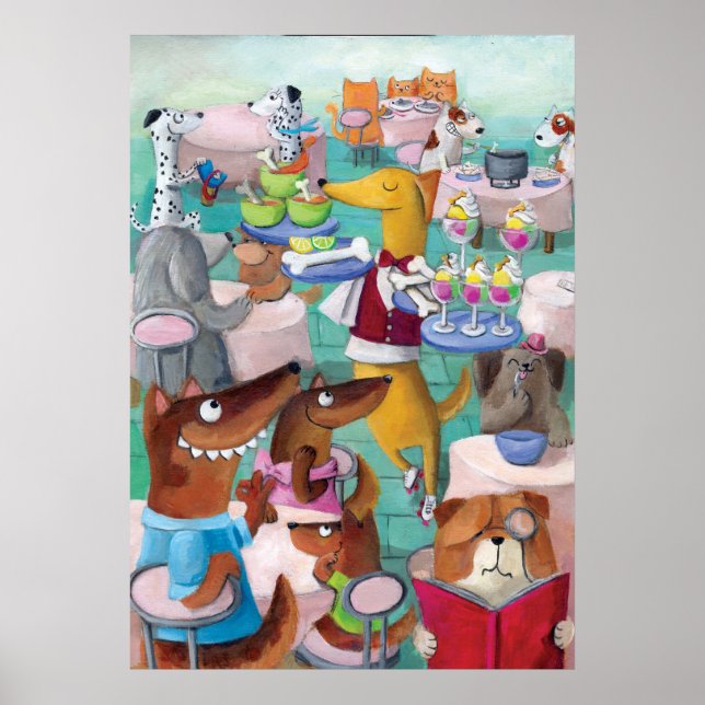 Dogs Restaurant Poster (Front)
