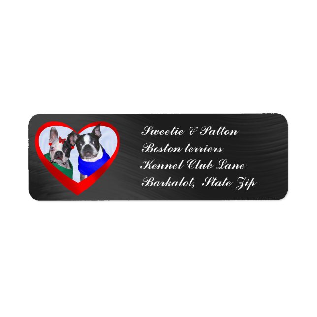 DOGS- RETURN ADDRESS LABELS (Front)