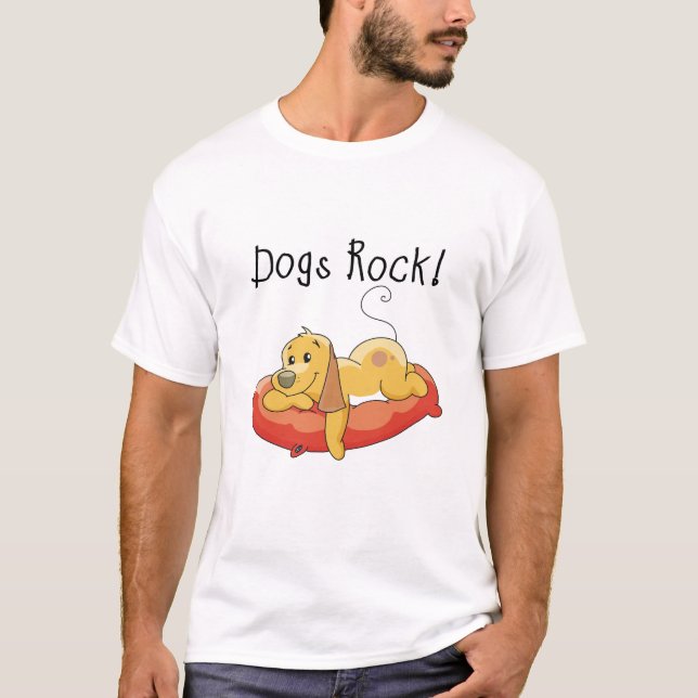 Dogs Rock Tshirts and Gifts (Front)