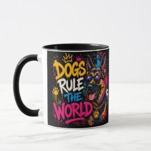 Dogs Rule the World German Shepherd Mug