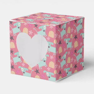 Dogs, Stars, and Flowers Favor Box