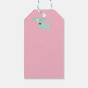 Dogs, Stars, and Flowers Gift Tags