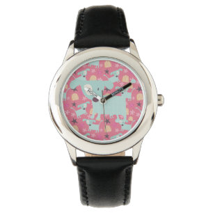 Dogs, Stars, and Flowers Watch
