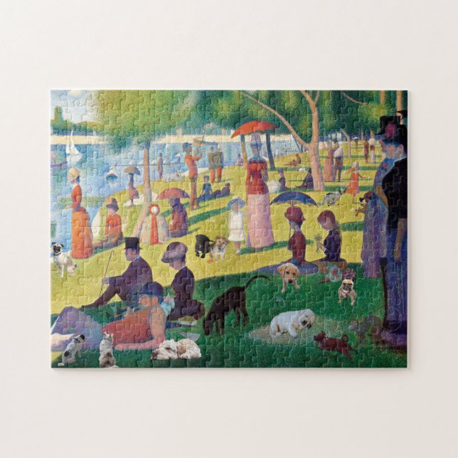 Dogs' Sunday Gathering Jigsaw Puzzle (Horizontal)
