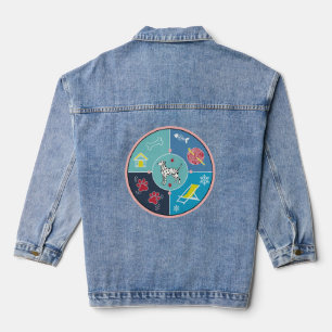 dog's things denim jacket