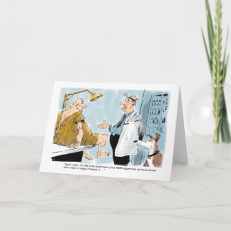 Dog's Tongue Cures All get well card