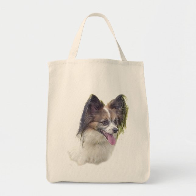 Dogs - Toy Breeds - Papillion Tote Bag (Front)