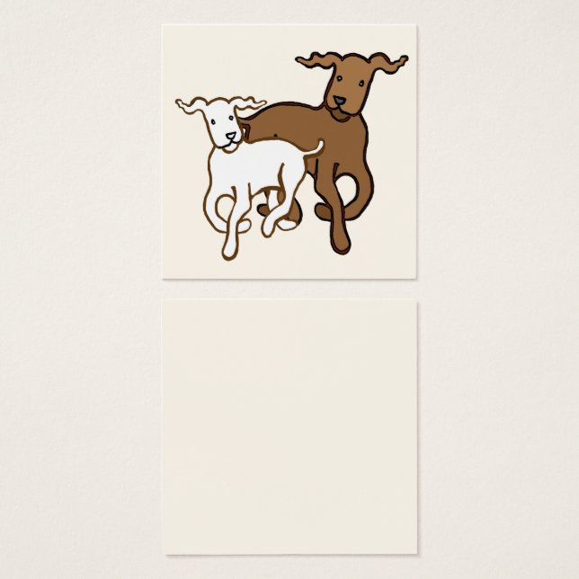 Dogs walking (Front & Back)