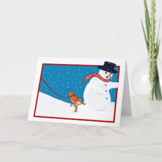 Dogs will be dogs holiday card