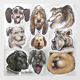 Dogs Window Cling
