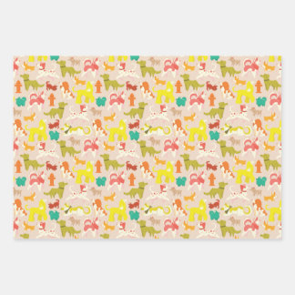 Dogs Wrapping Paper Sheet
