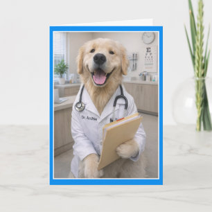Dogtor Archie Get Well Card FA-2