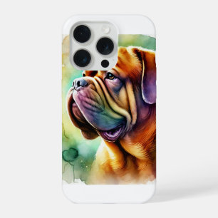 Dogue de Bordeaux 150624AREF101 - Watercolor iPhone 15 Pro Case