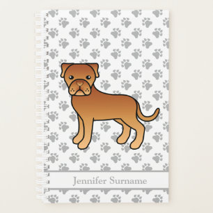 Dogue De Bordeaux Chiot Dessin Animé & Texte