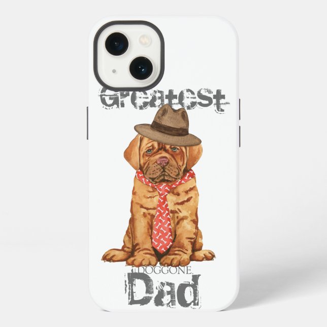 Dogue de Bordeaux Dad iPhone Case (Back)