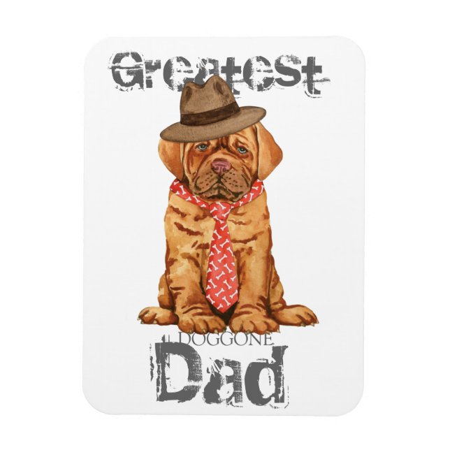 Dogue de Bordeaux Dad Magnet (Vertical)