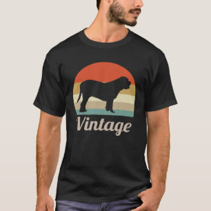 Dogue De Bordeaux Dog Lover Vintage Retro Style T-Shirt