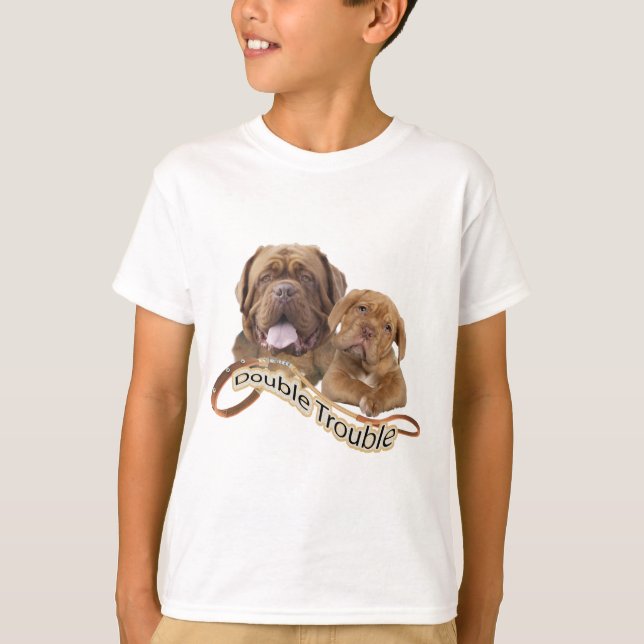 Dogue De Bordeaux Double Trouble T-Shirt (Front)