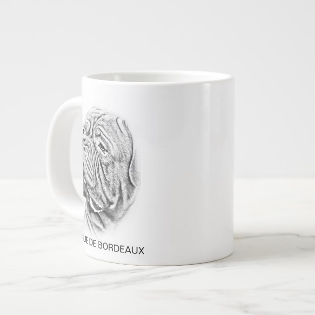 Dogue De Bordeaux - French Mastiff Large Coffee Mug (Front Left)