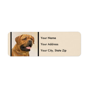Dogue de Bordeaux Painting - Cute Original Dog Art