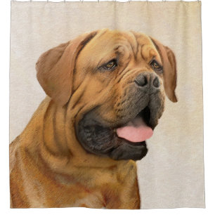 Dogue de Bordeaux Painting - Cute Original Dog Art